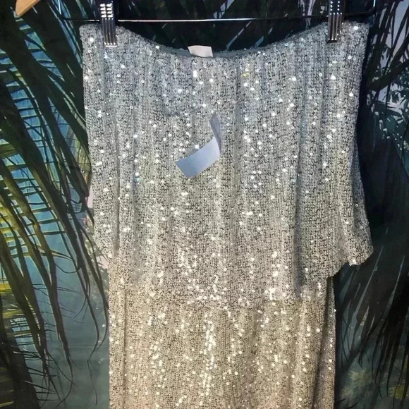 Strapless Sequin Jumpsuit - Picture 5 of 16